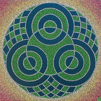 Three Circles by Nadya Al-Haroun art print