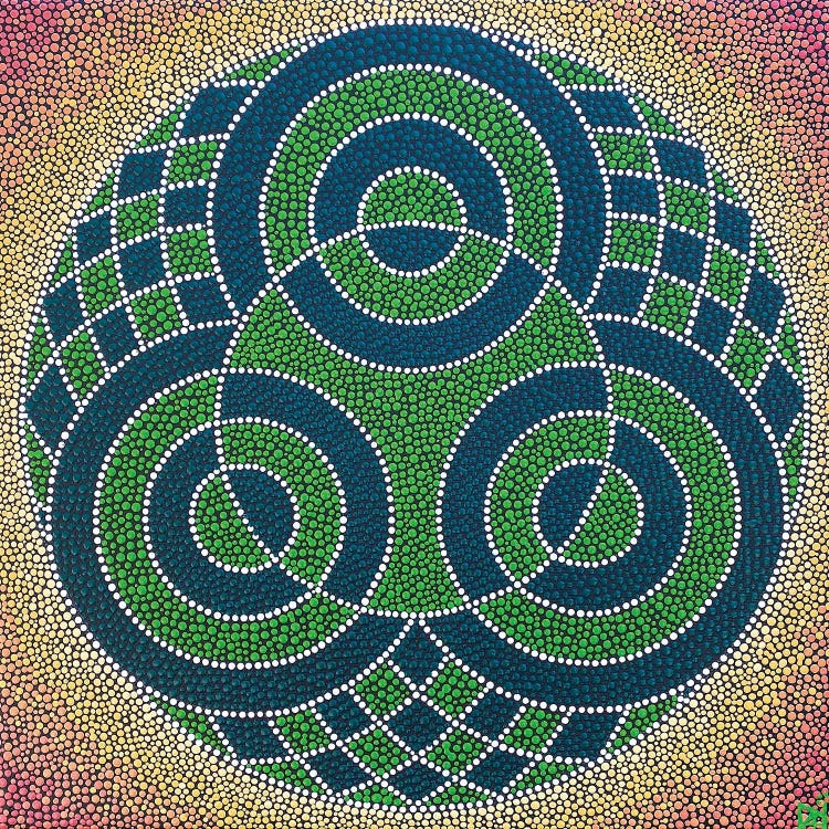 Three Circles by Nadya Al-Haroun wall art