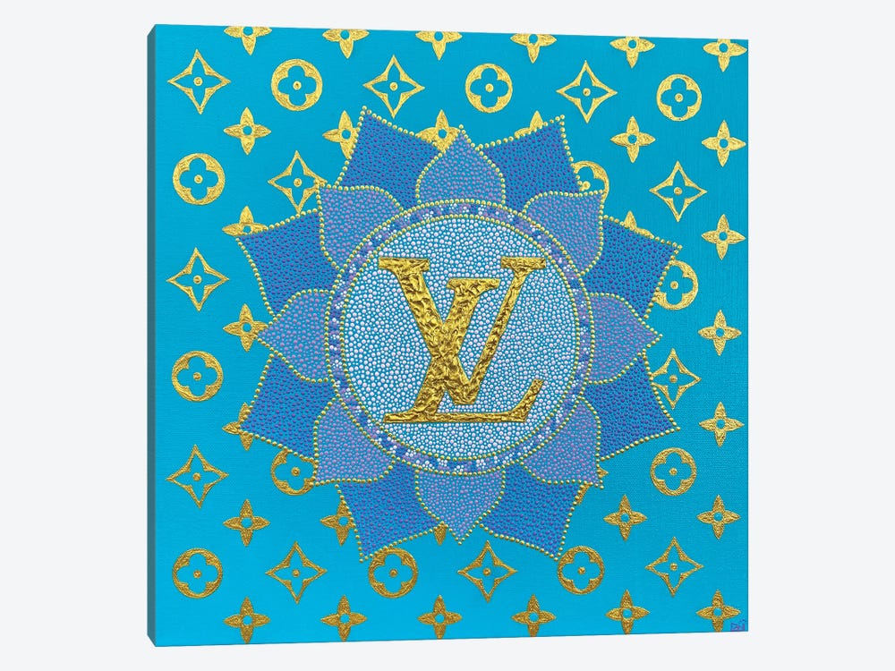 LV Mandala by Nadya Al-Haroun 1-piece Canvas Artwork