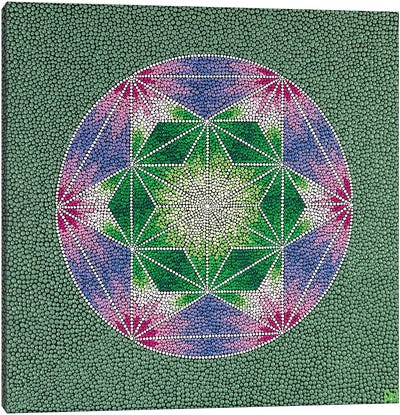 Geometric Canvas Art Print - Mandala Art