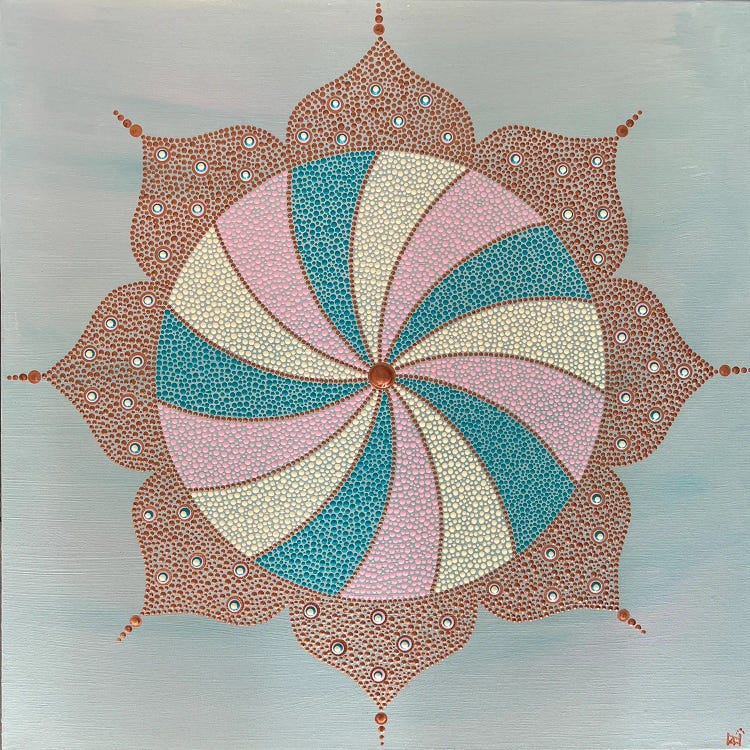 Fibonacci Flower I by Nadya Al-Haroun wall art