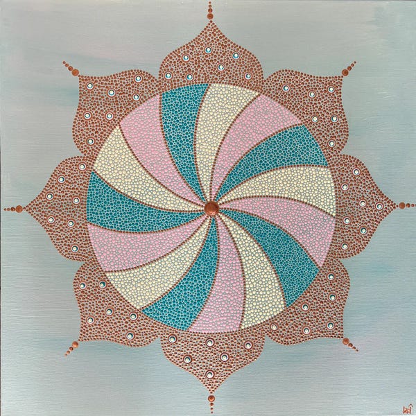 Mandalas: Fibonacci Flower I by Nadya Al-Haroun