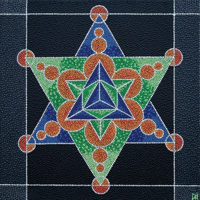 Geometric Star by Nadya Al-Haroun art print