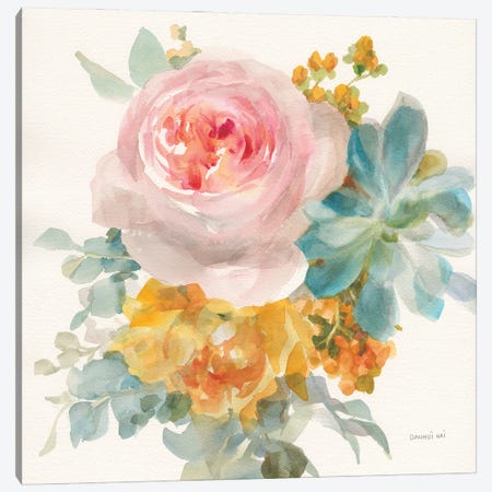 Garden Bouquet II Canvas Print #NAI110} by Danhui Nai Canvas Print