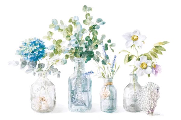 Danhui Nai: Beach Flowers I by Danhui Nai