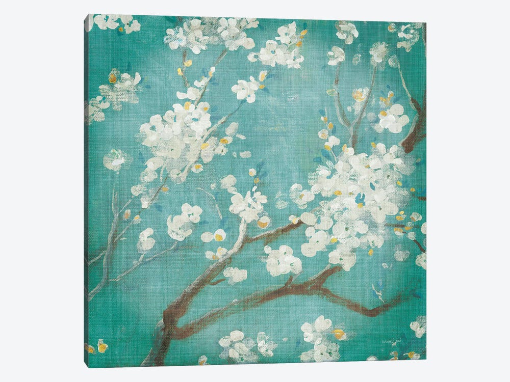 White Cherry Blossoms I Aged no Bird by Danhui Nai 1-piece Canvas Art Print