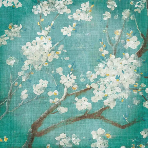 Artists Like Van Gogh: White Cherry Blossoms I Aged no Bird by Danhui Nai
