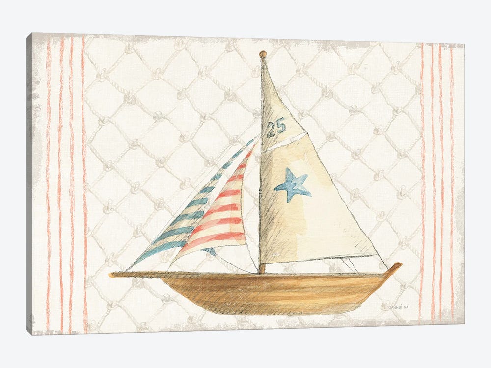 Floursack Nautical XII 1-piece Canvas Art