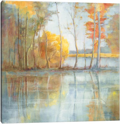 Lakeside Reflection Canvas Art Print - Danhui Nai