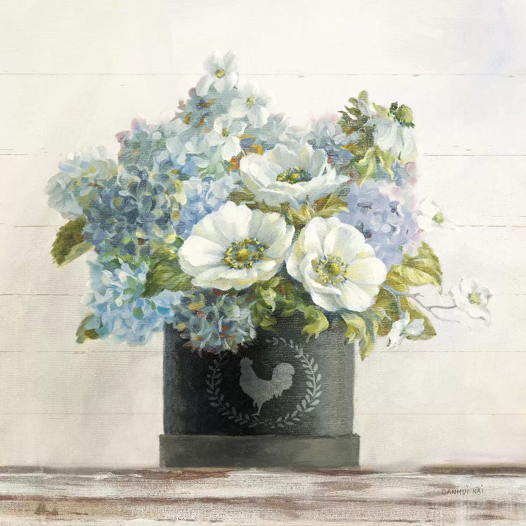 Anemones In Hatbox by Danhui Nai wall art