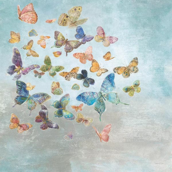 Butterflies: Beautiful Butterflies Square by Danhui Nai