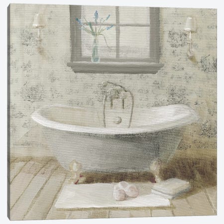 Victorian Bath I Neutral Canvas Print #NAI219} by Danhui Nai Canvas Wall Art