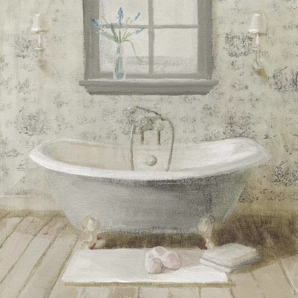 Interiors: Victorian Bath I Neutral by Danhui Nai