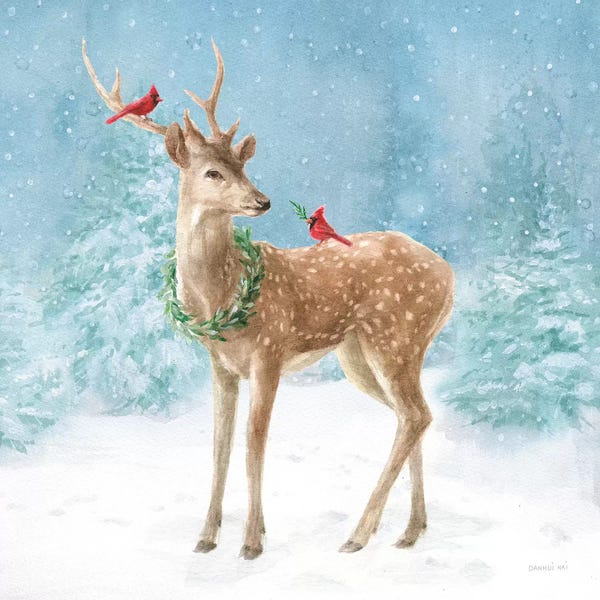 Rustic Winter: Woodland Celebration III by Danhui Nai