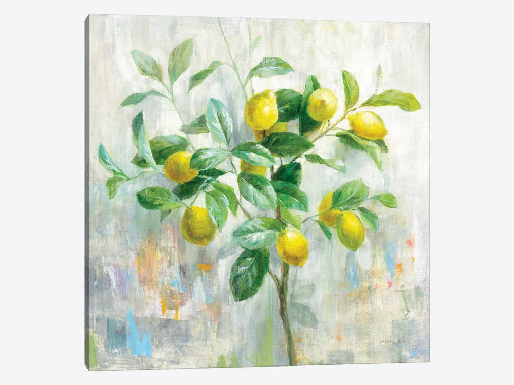 Lemon Branch by Danhui Nai 1-piece Canvas Art