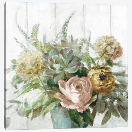 French Cottage Bouquet II Canvas Art by Danhui Nai | iCanvas