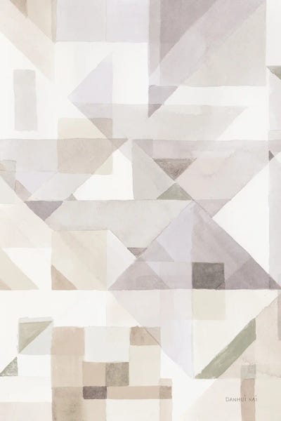 Try Angles III Neutral Sage by Danhui Nai art print