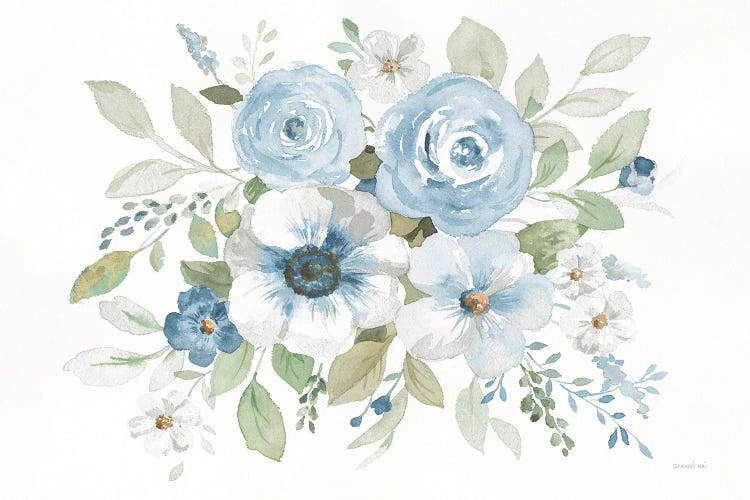 Essence Of Spring I Blue by Danhui Nai wall art