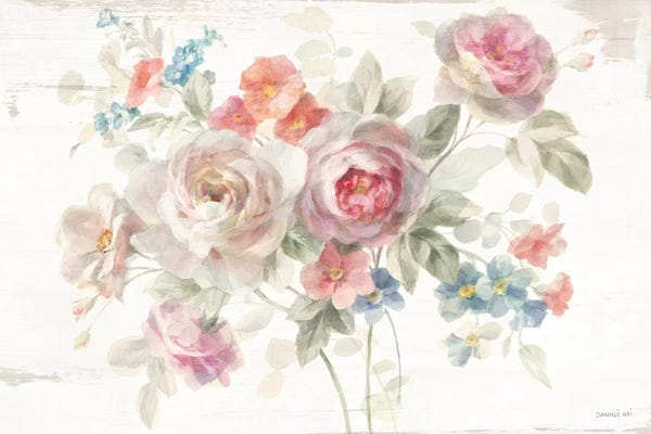 Peonies: Cottage Garden I by Danhui Nai