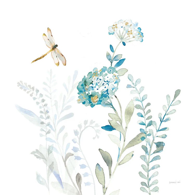 Blues of Summer VII by Danhui Nai wall art