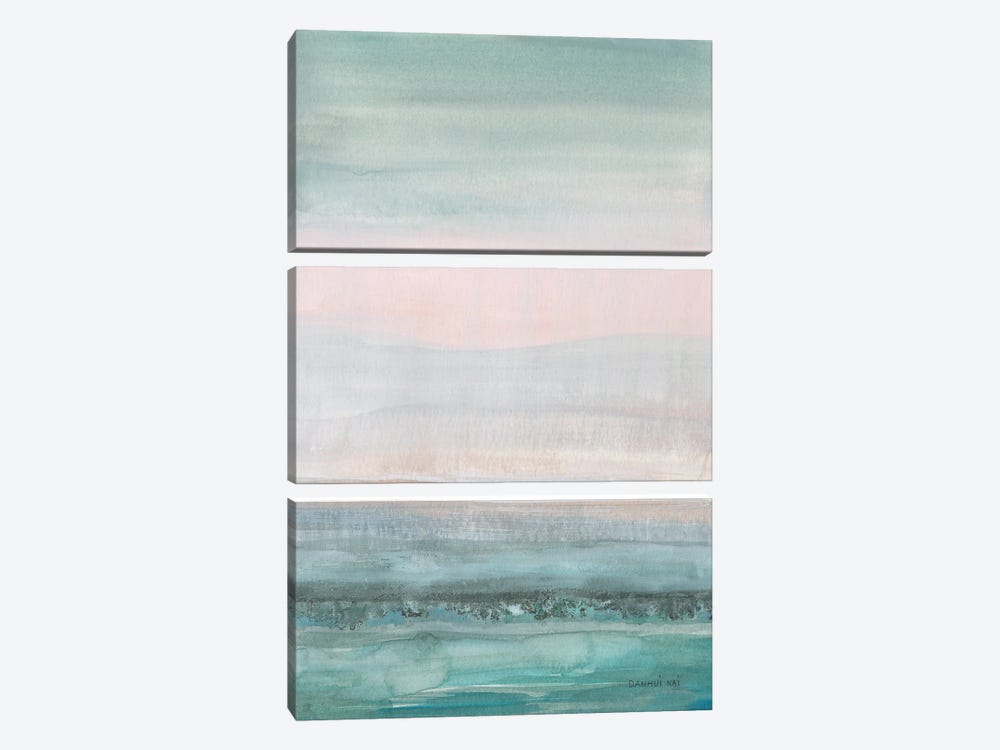 Pastel Seascape by Danhui Nai 3-piece Canvas Art Print