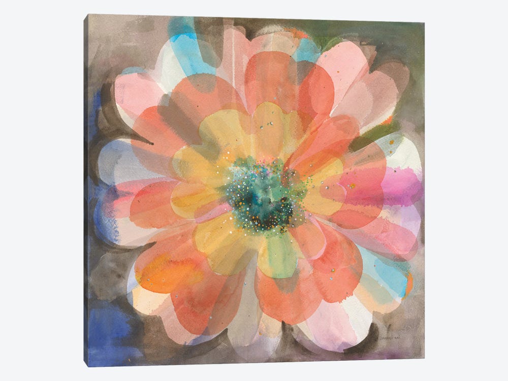Kaleidoscope Flower 1-piece Canvas Print