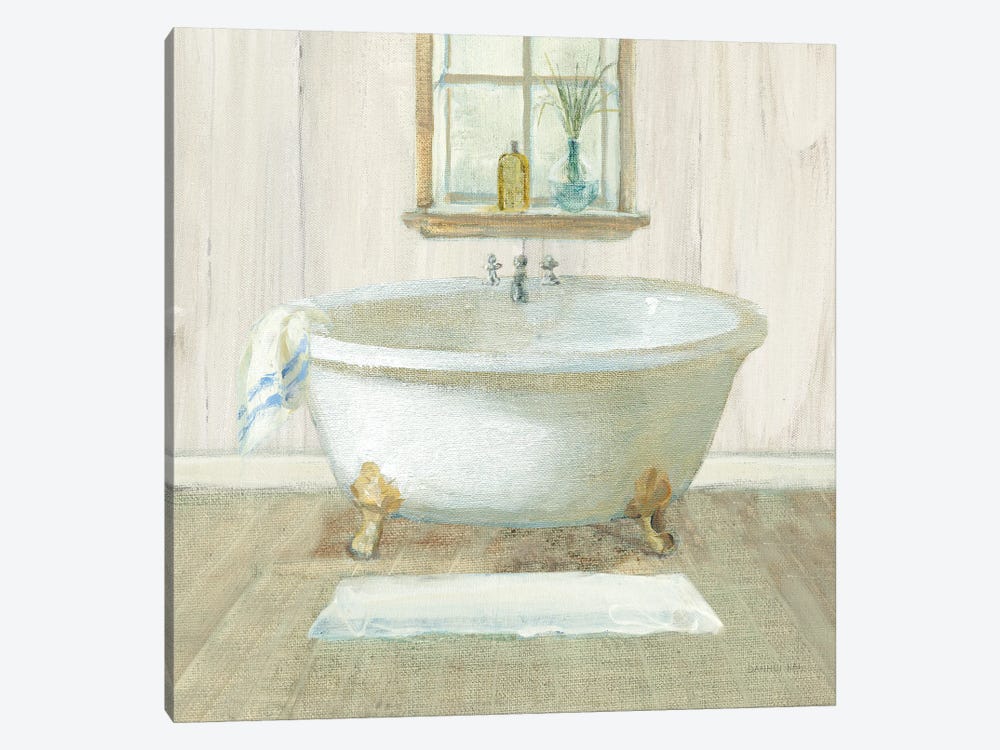 Farmhouse Bathtub by Danhui Nai 1-piece Canvas Print