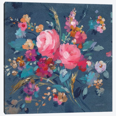 Joyful Bouquet Canvas Print #NAI335} by Danhui Nai Canvas Art