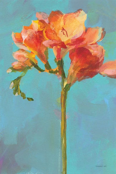 Modern Floral II by Danhui Nai framed canvas print