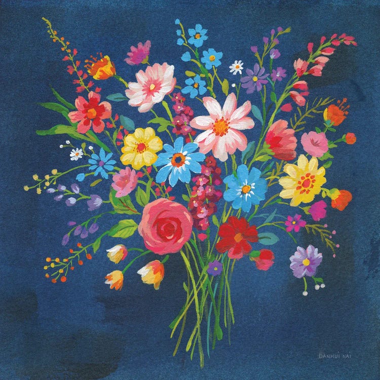 Selection of Wildflowers by Danhui Nai wall art