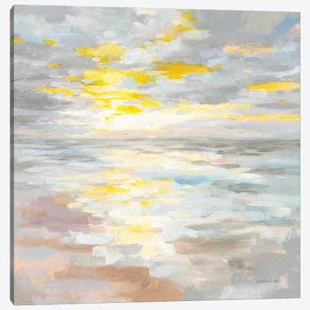 Sunup On The Sea Canvas Print #NAI354} by Danhui Nai Canvas Wall Art