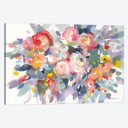 Bloom Burst Canvas Print #NAI361} by Danhui Nai Canvas Art