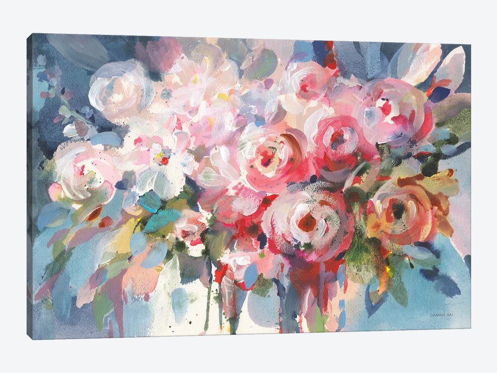 Fullness of Flowers by Danhui Nai 1-piece Canvas Art