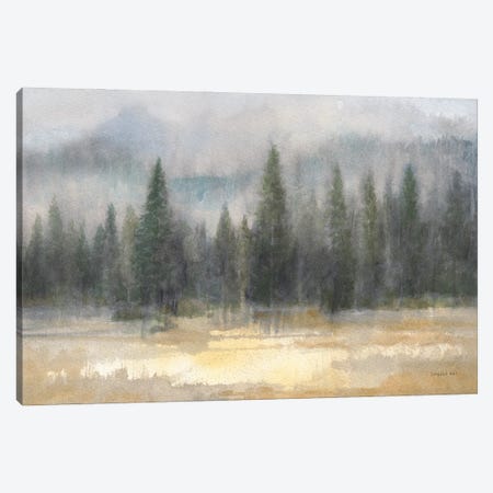 Misty Pines Canvas Print #NAI365} by Danhui Nai Canvas Art Print