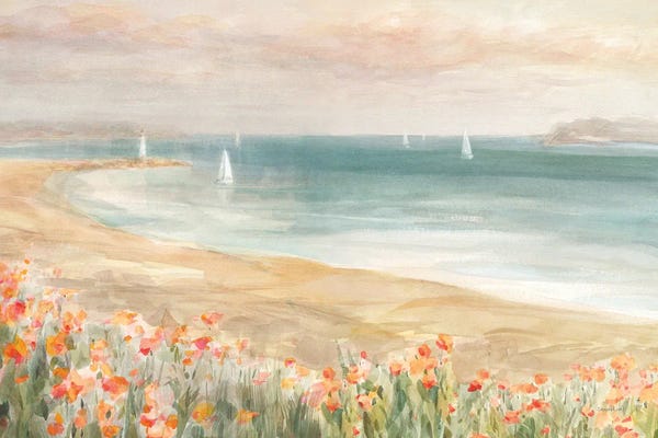 Large Coastal Art - Canvas Prints: Around The Point III by Danhui Nai