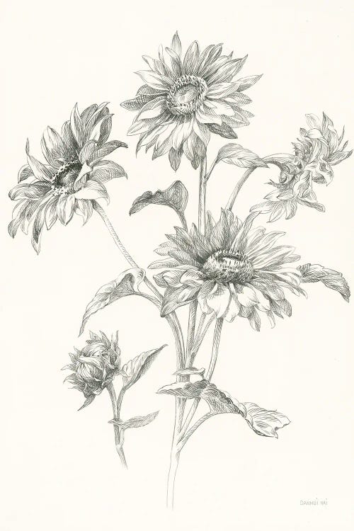 Farm Nostalgia Flowers I by Danhui Nai wall art