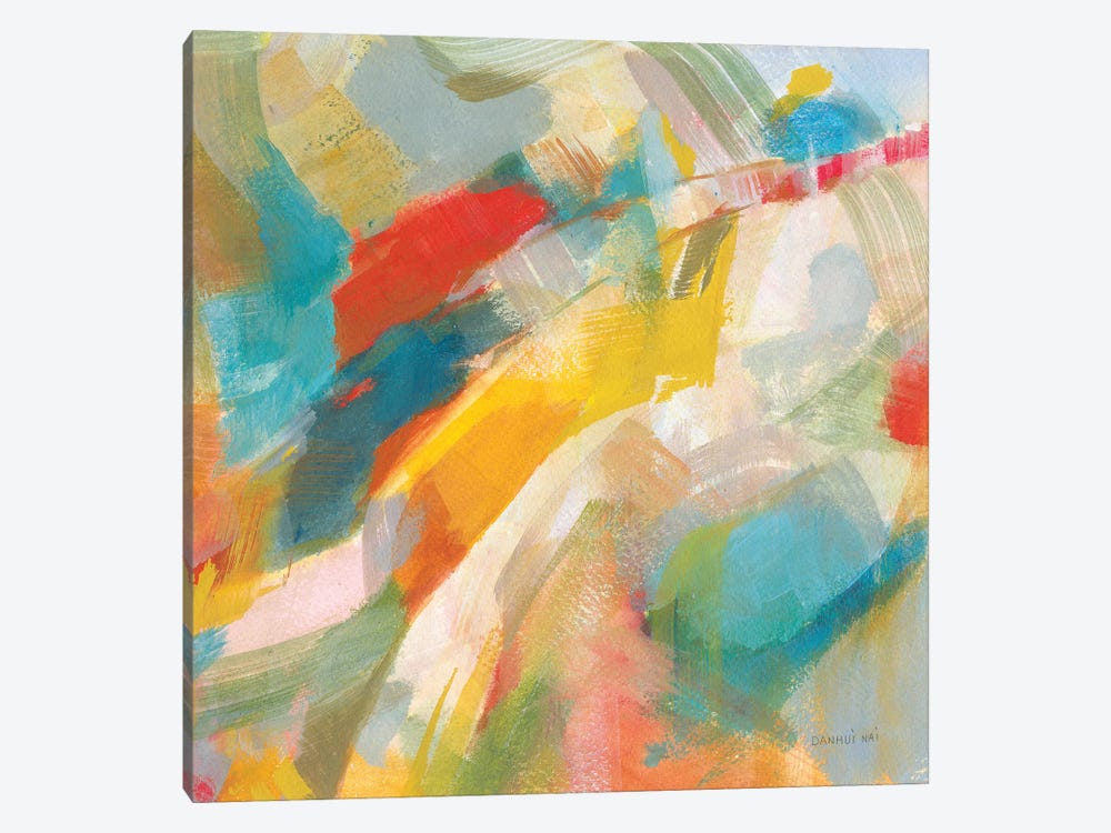 Folds Of Bright Color by Danhui Nai 1-piece Canvas Artwork