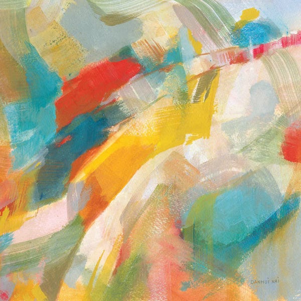 Colorful Abstracts: Folds Of Bright Color by Danhui Nai