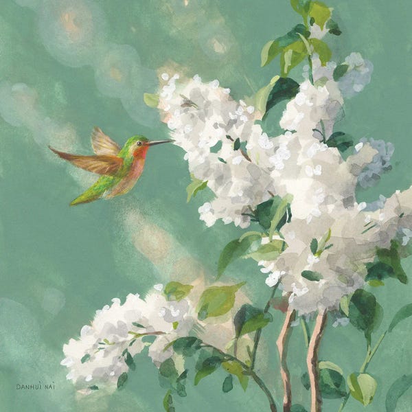 Hummingbirds: Hummingbird Spring I by Danhui Nai