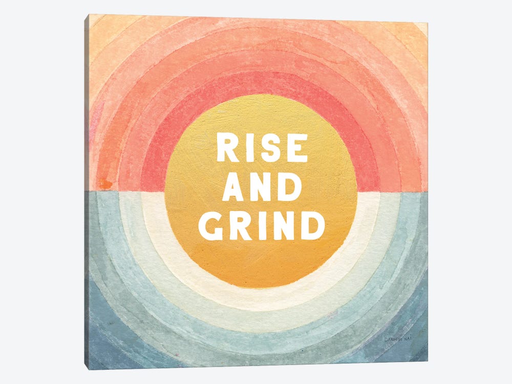 Retro Vibes - Rise and Grind by Danhui Nai 1-piece Art Print