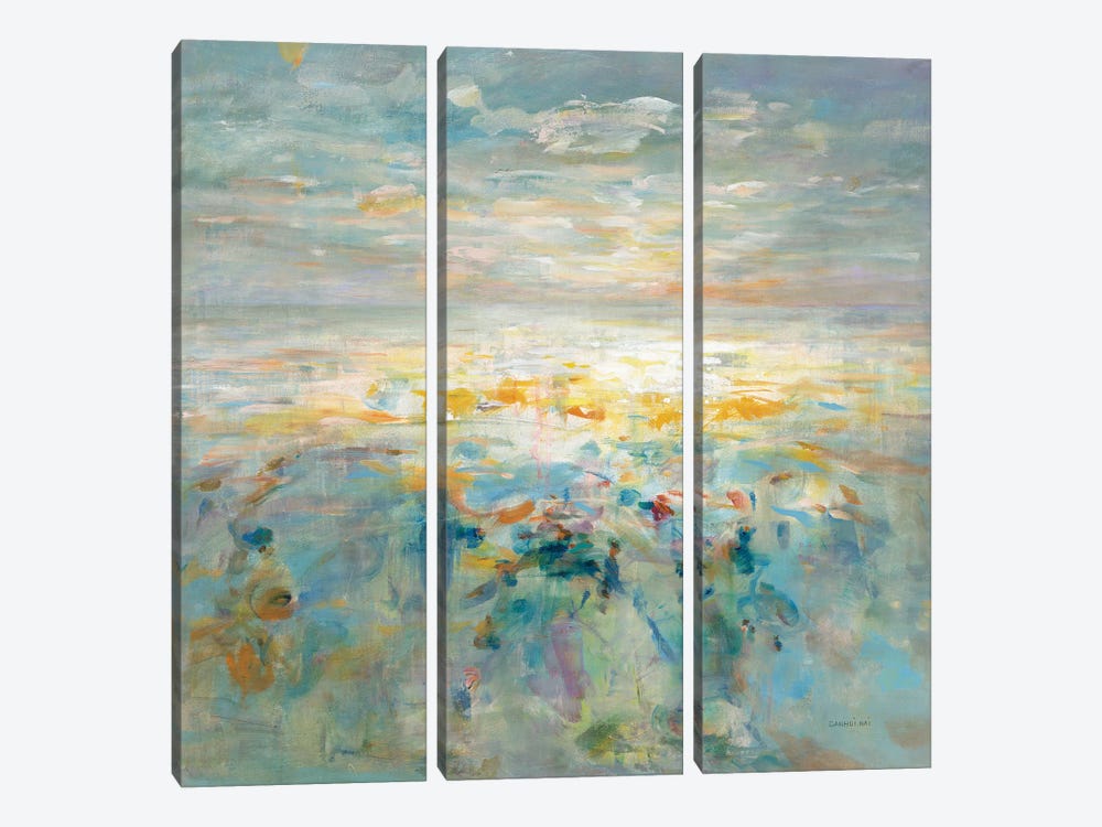 The Sea Is Calling by Danhui Nai 3-piece Canvas Art Print