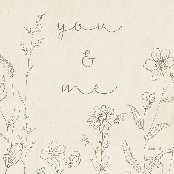 Minimalist Bohemian Decor: Butterfly Garden I by Danhui Nai