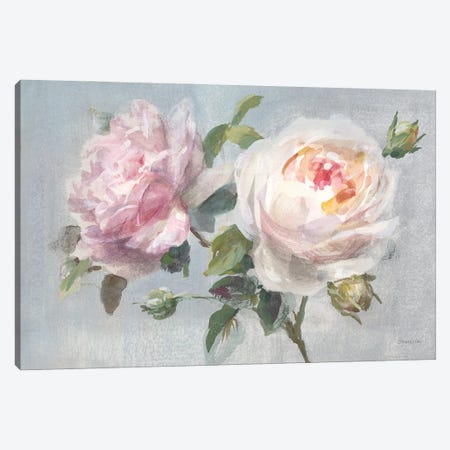 Light Lovely Roses Canvas Print #NAI403} by Danhui Nai Canvas Print