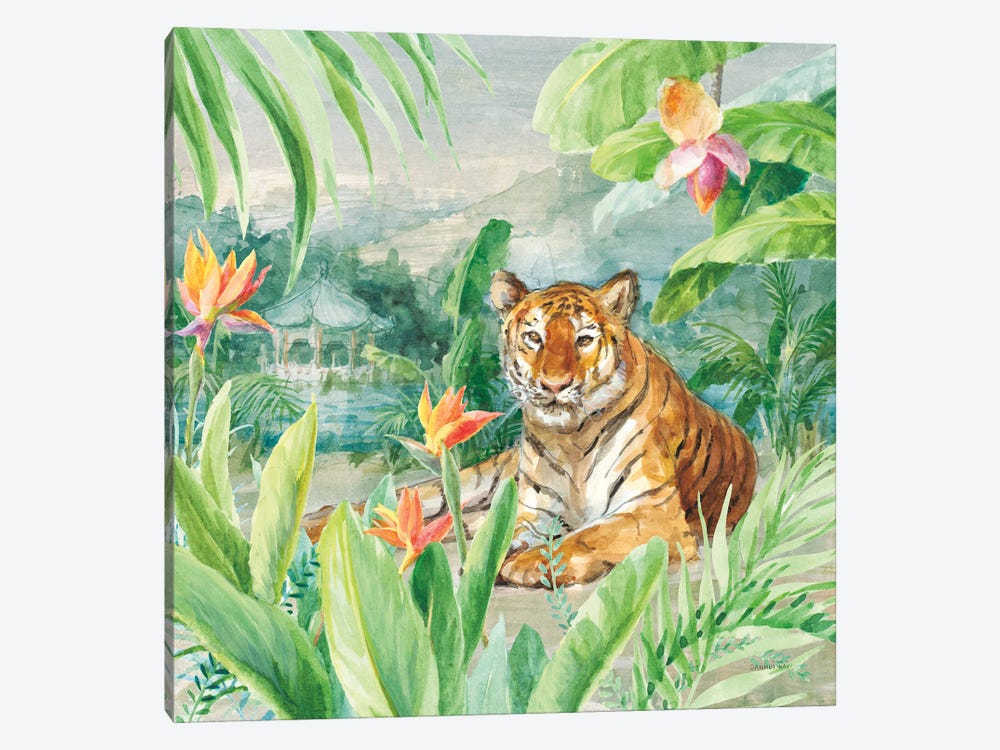 Lounging Tiger by Danhui Nai 1-piece Art Print