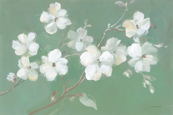 Blossoms: Blossoms on Sage by Danhui Nai