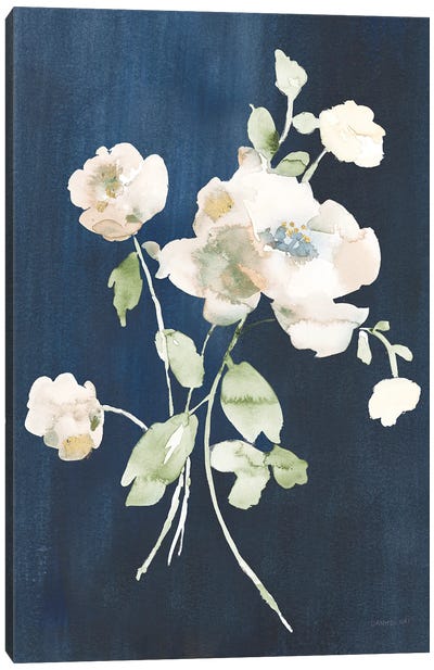 White Florals of Summer III Canvas Art Print - Danhui Nai