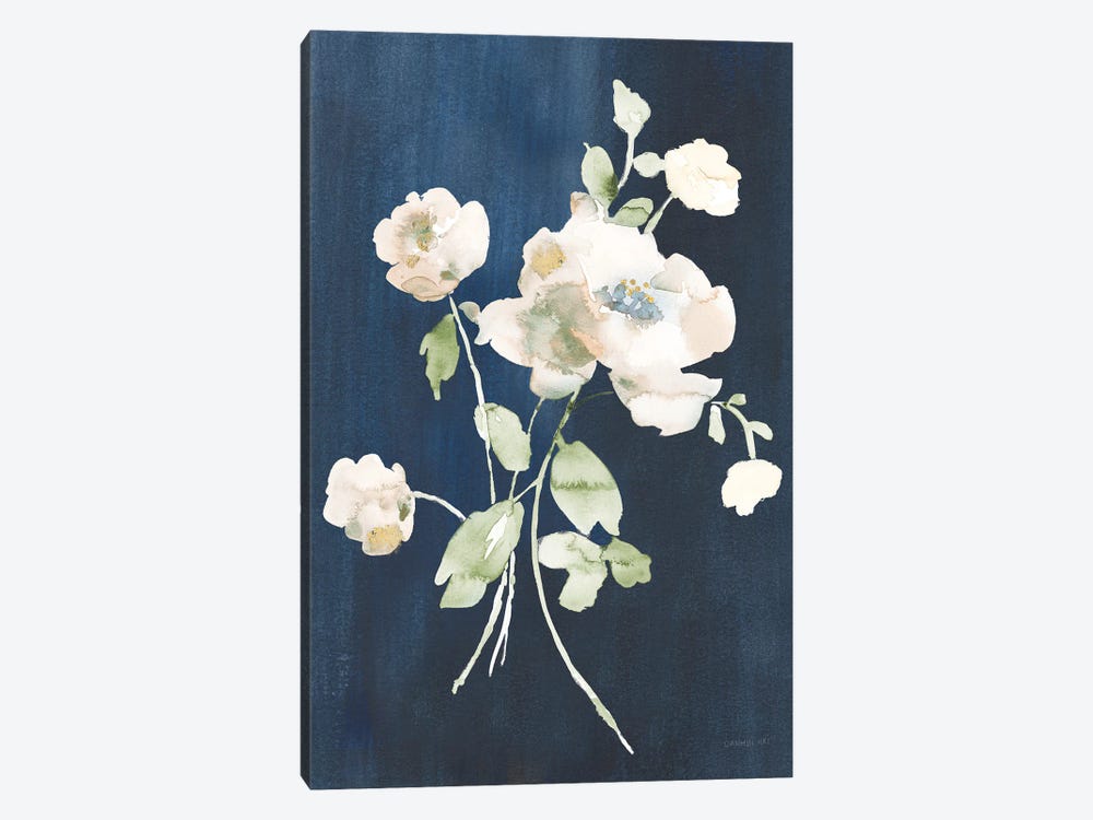 White Florals of Summer III by Danhui Nai 1-piece Canvas Print