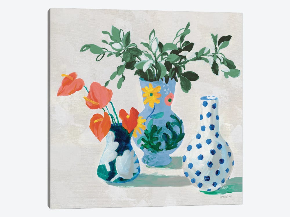 Bungalow Vases Green by Danhui Nai 1-piece Art Print