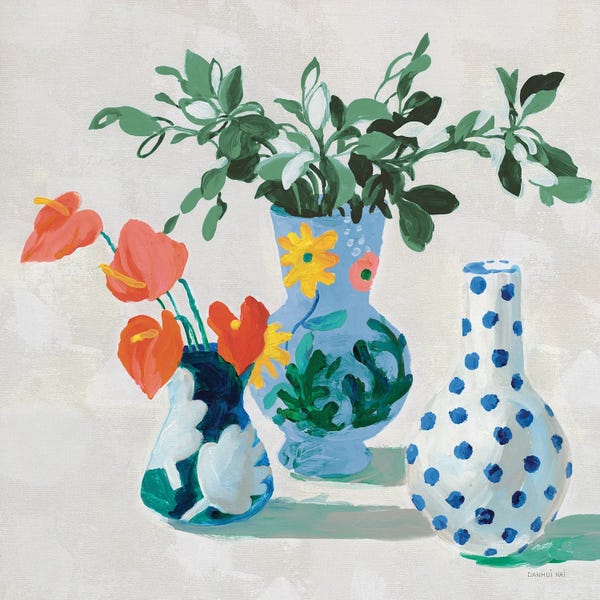 Danhui Nai: Bungalow Vases Green by Danhui Nai