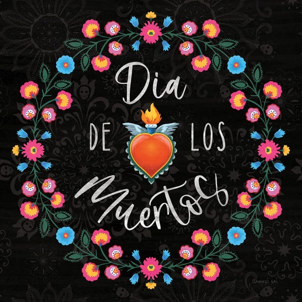Latin Décor: Dia de los Muertos III by Danhui Nai